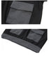 Contrast Panel Zip Collar Pullover